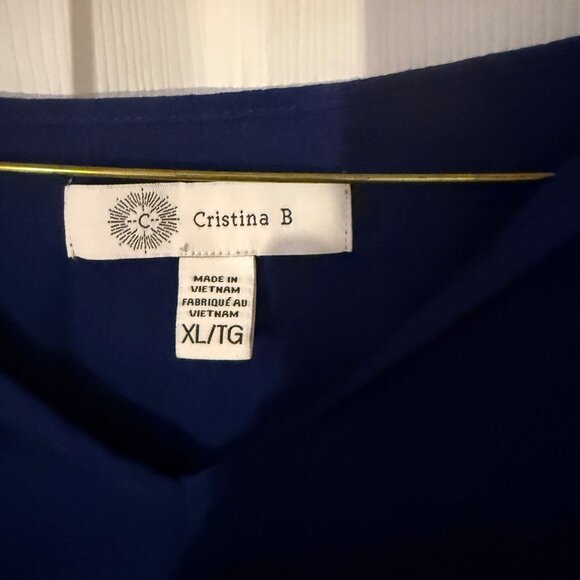 Christina B Navy top - Picture 2 of 2